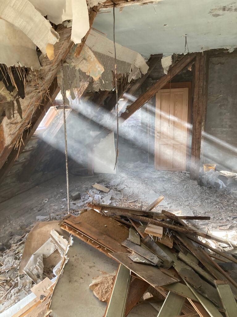 Renoveringen af lejligheden i Den Lille Kirke